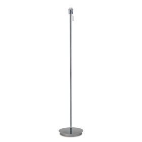 D0375  Carlton 143cm Floor Lamp 1 Light Polished Chrome